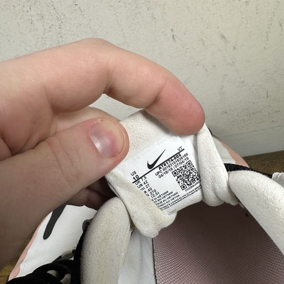 Nike Air Max 270 React White Pink Shoes Sneakers Women's Size 10 - Picture 8 of 8